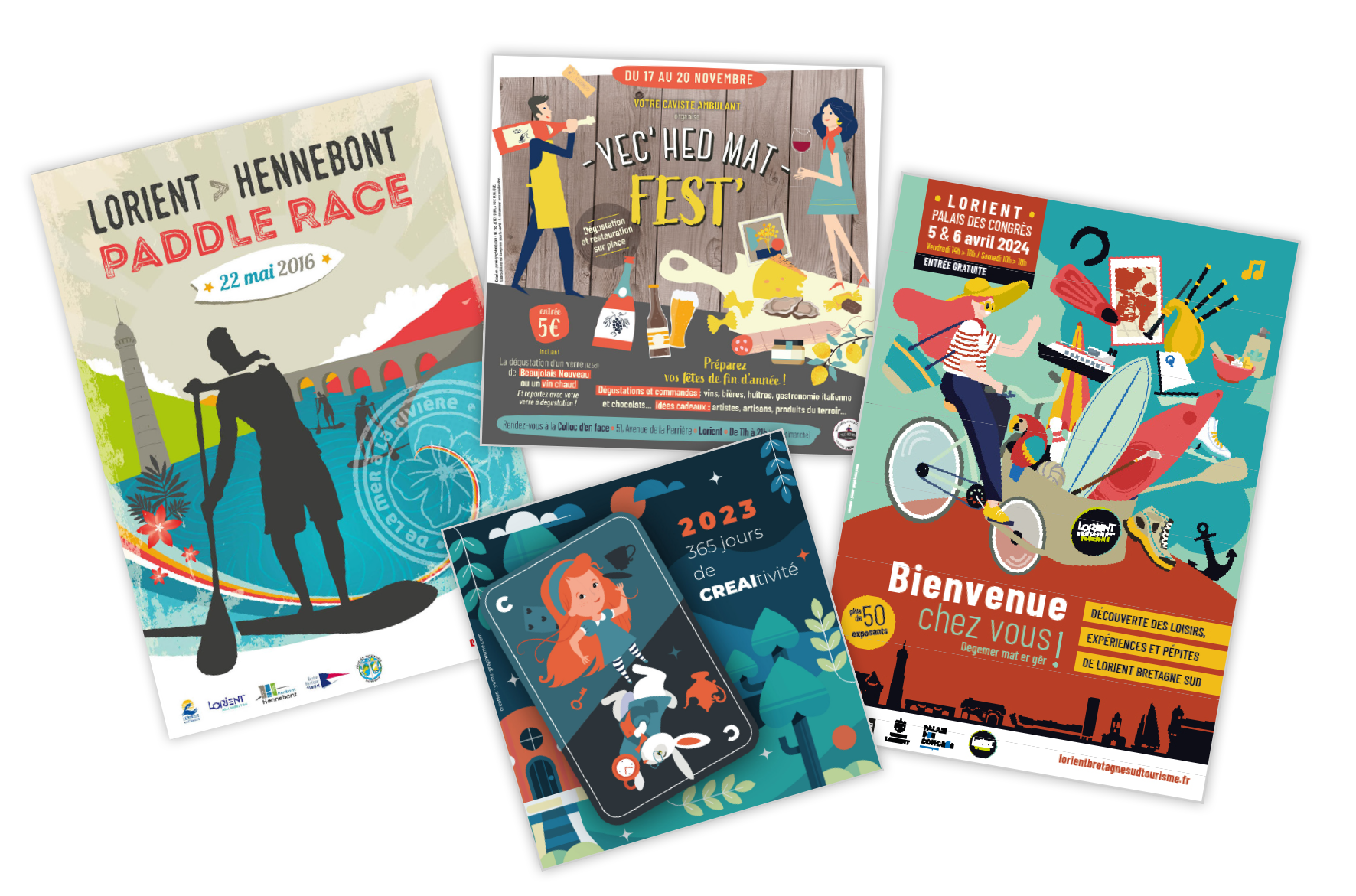 affiches illustrées